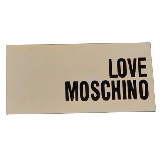 Love Moschino Italy Portafoglio Red Embossed Zip Wallet OS - Picture 4 of 11